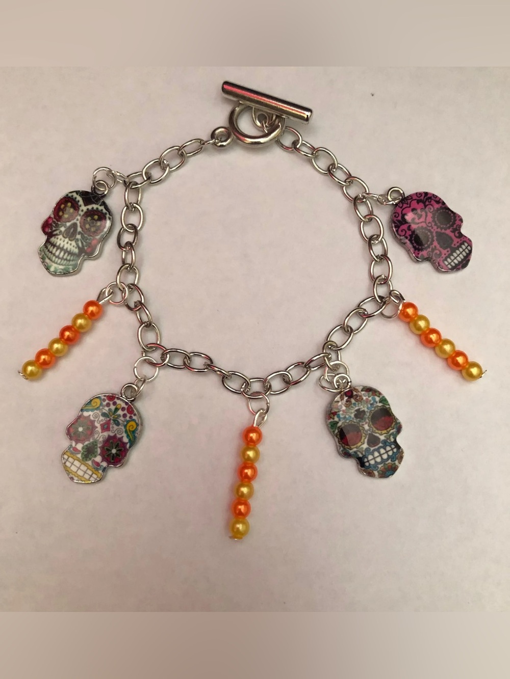 Día De Muertos Skull Calavera Charm Bracelet
SKU585